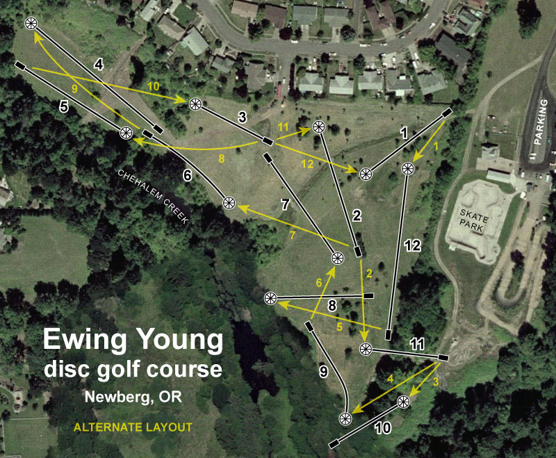 map of disc golf